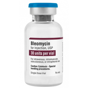 BLEOMYCIN 30 UNITS ( BLEOMYCIN ) FOR INTRAVENOUS, INTRAMASCULAR, SUBCUTANEOUS & INTRAPLEURAL USE VIAL